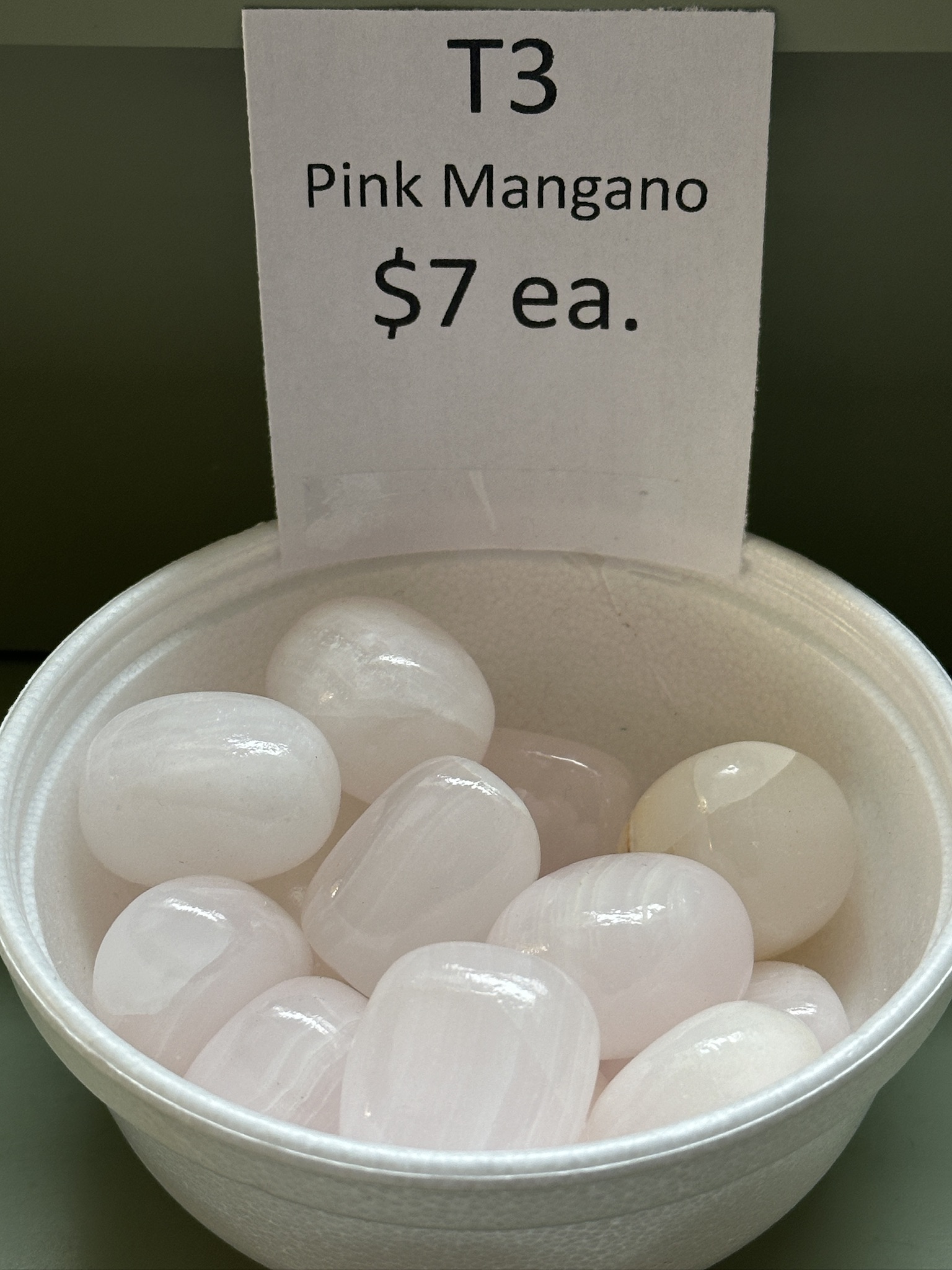 Pink Mangano Tumbles