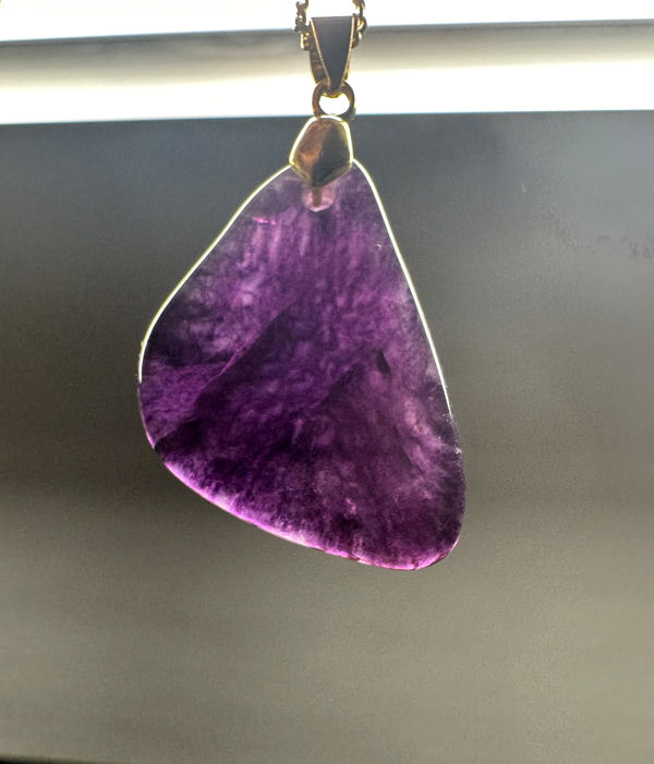 Purple Fluorite Necklace
