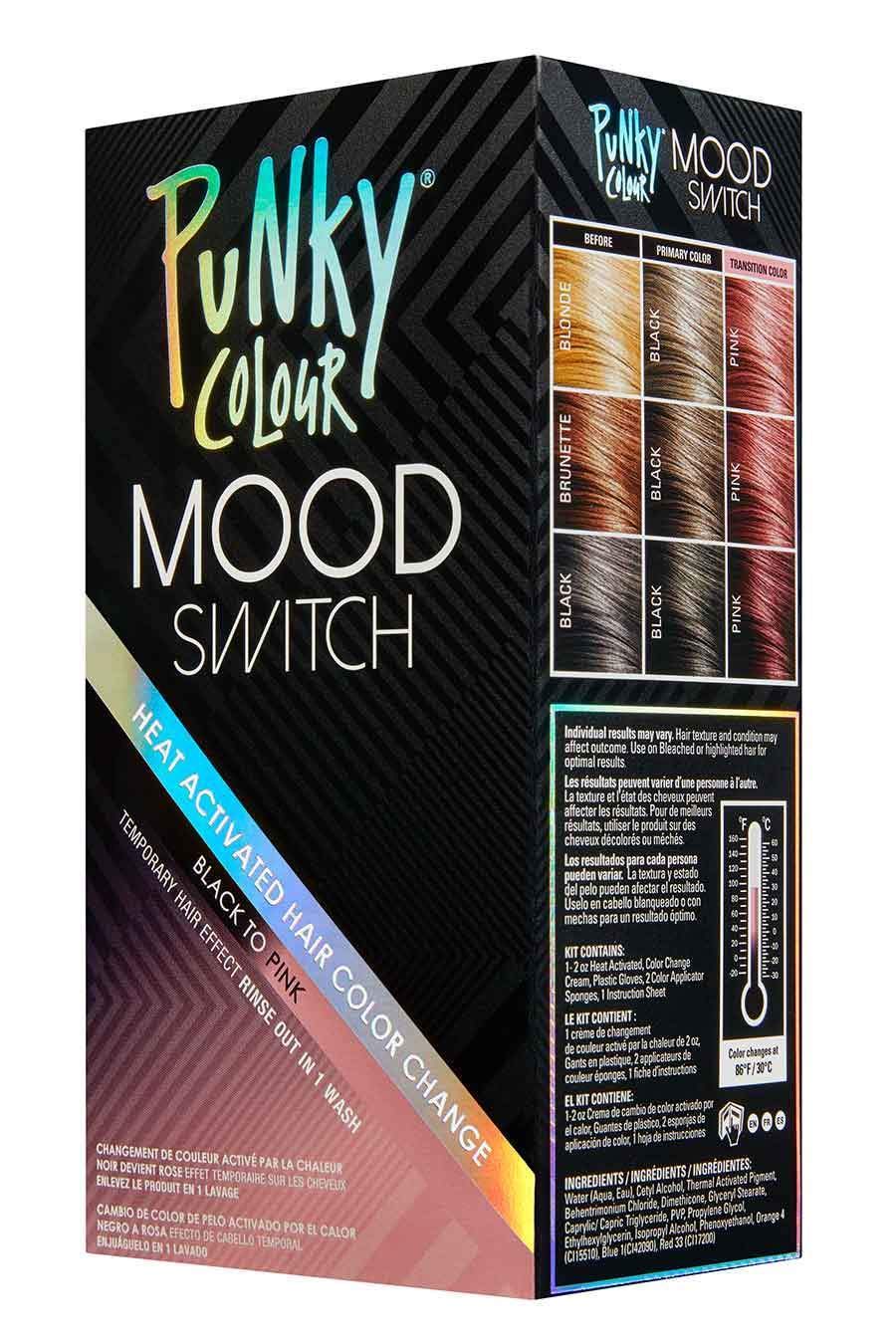Punky Colour Mood Switch - Black to Pink