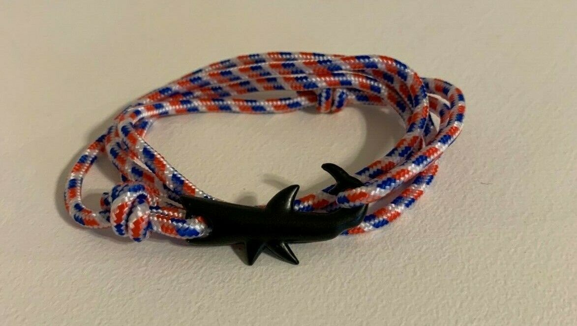 Shark Cuff Bracelet - RWB/Black